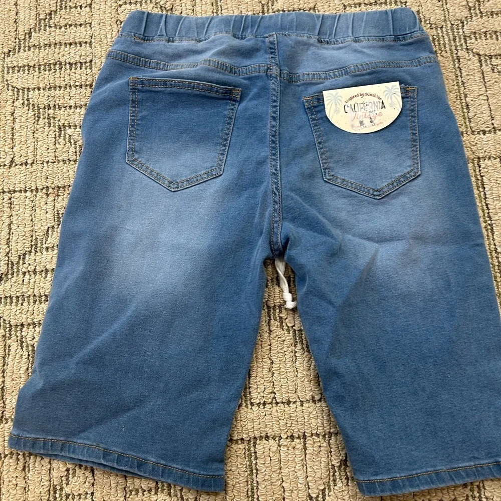 Blue Denim Women's Bermuda Shorts
